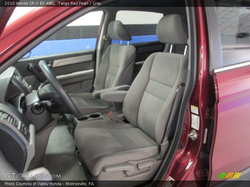 Tango Red Pearl / Gray 2010 Honda CR-V EX AWD