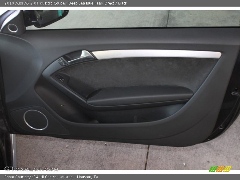 Deep Sea Blue Pearl Effect / Black 2010 Audi A5 2.0T quattro Coupe