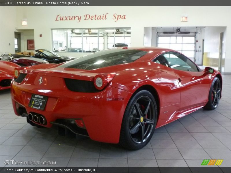 Rosso Corsa (Red) / Nero 2010 Ferrari 458 Italia