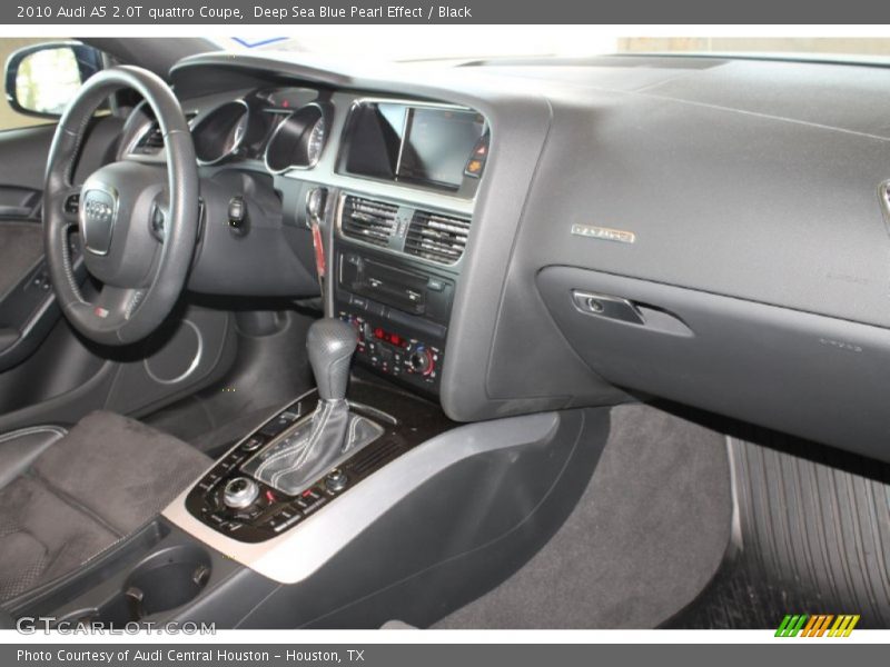 Deep Sea Blue Pearl Effect / Black 2010 Audi A5 2.0T quattro Coupe