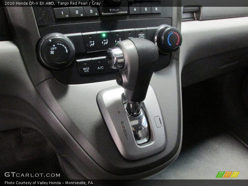 Tango Red Pearl / Gray 2010 Honda CR-V EX AWD