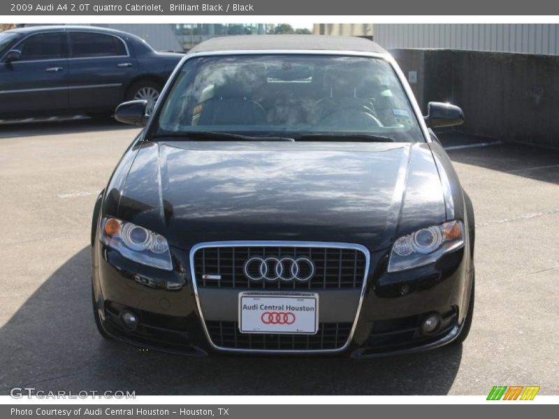 Brilliant Black / Black 2009 Audi A4 2.0T quattro Cabriolet