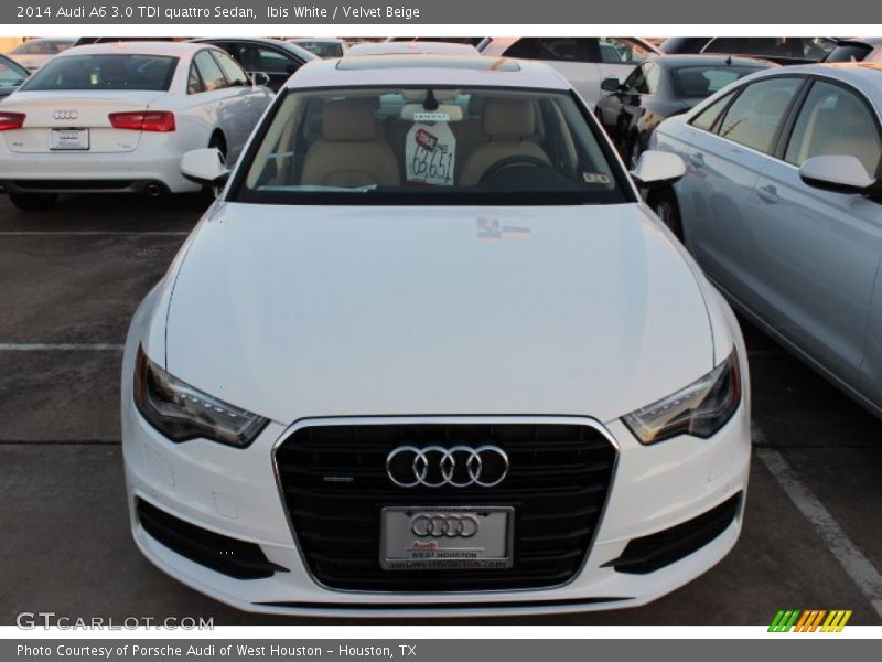 Ibis White / Velvet Beige 2014 Audi A6 3.0 TDI quattro Sedan