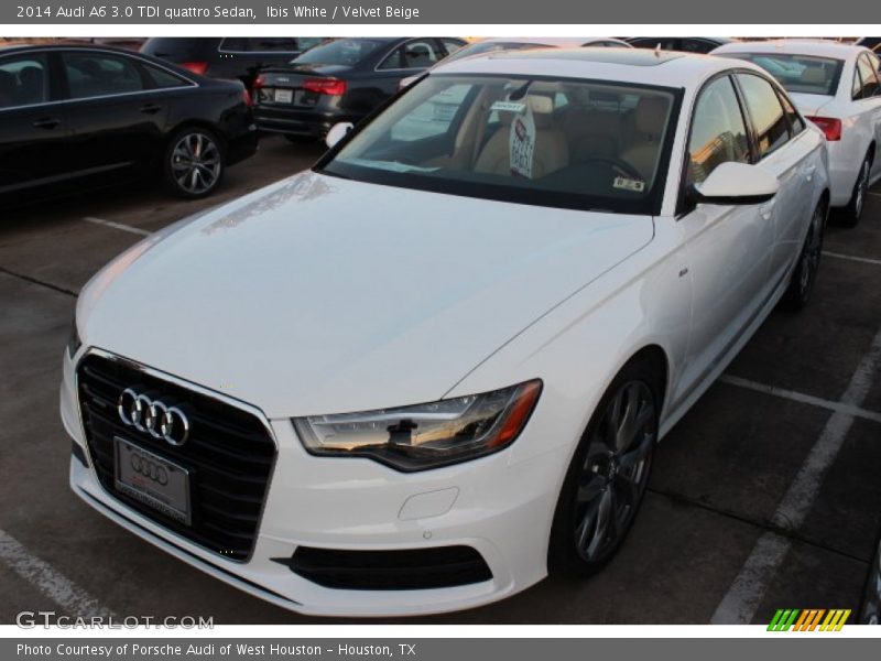Ibis White / Velvet Beige 2014 Audi A6 3.0 TDI quattro Sedan