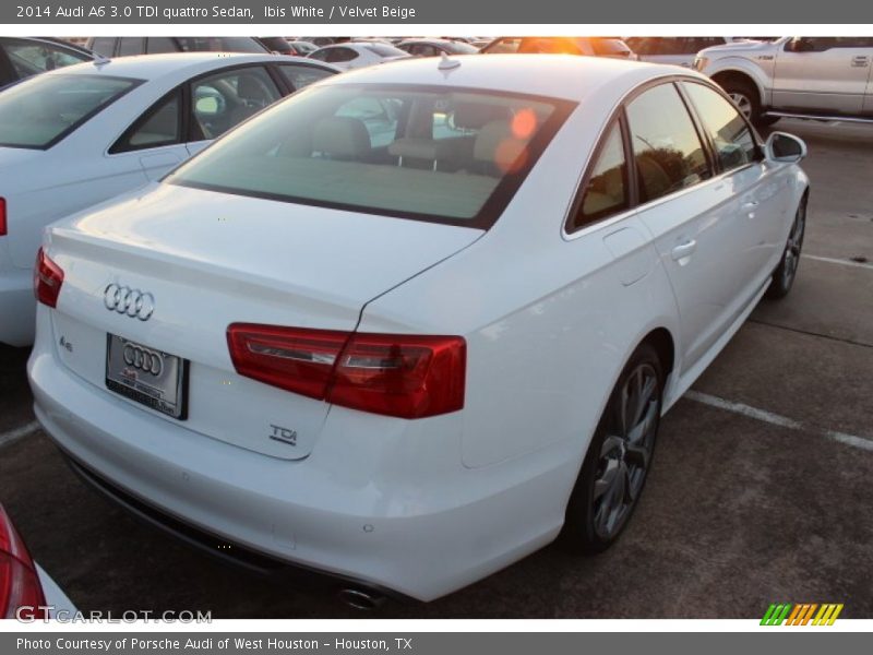 Ibis White / Velvet Beige 2014 Audi A6 3.0 TDI quattro Sedan