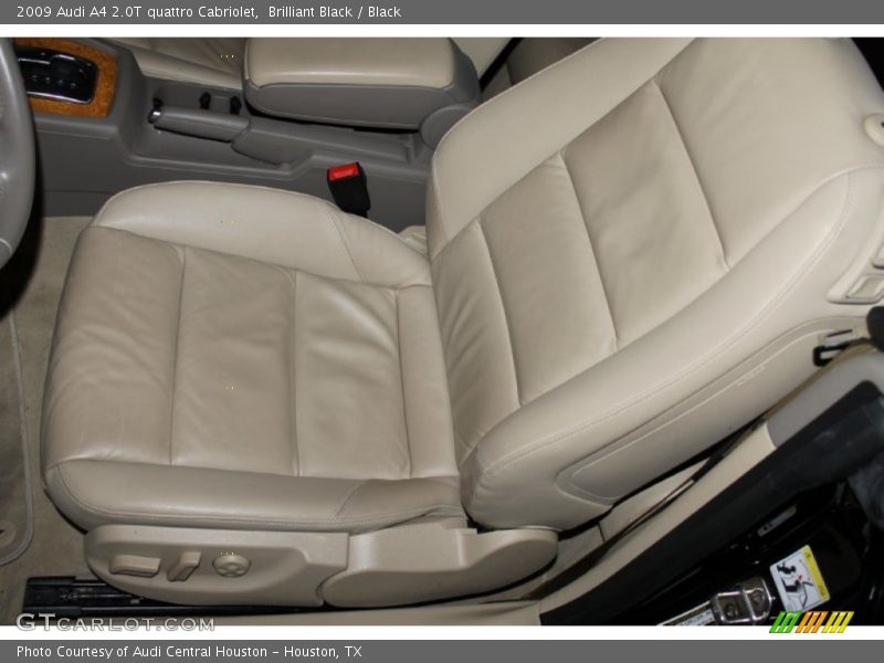 Brilliant Black / Black 2009 Audi A4 2.0T quattro Cabriolet