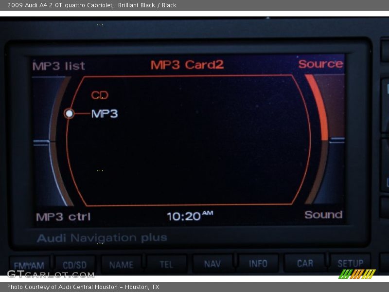 Brilliant Black / Black 2009 Audi A4 2.0T quattro Cabriolet