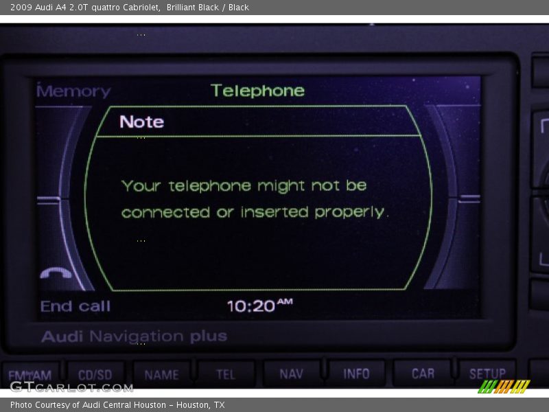 Brilliant Black / Black 2009 Audi A4 2.0T quattro Cabriolet