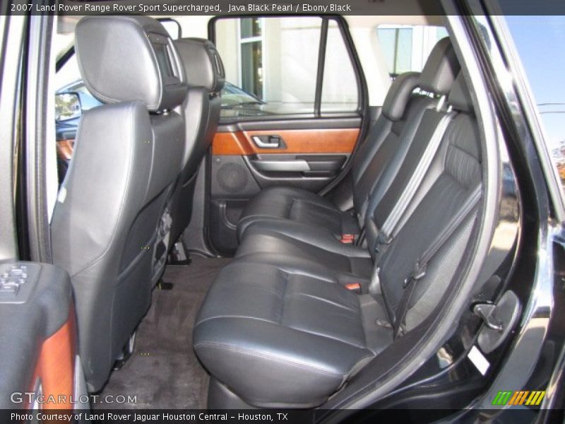 Java Black Pearl / Ebony Black 2007 Land Rover Range Rover Sport Supercharged