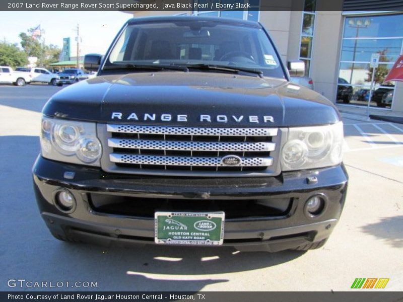 Java Black Pearl / Ebony Black 2007 Land Rover Range Rover Sport Supercharged