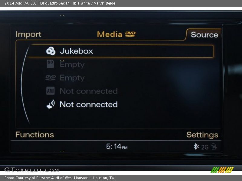 Ibis White / Velvet Beige 2014 Audi A6 3.0 TDI quattro Sedan