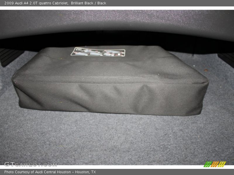 Brilliant Black / Black 2009 Audi A4 2.0T quattro Cabriolet