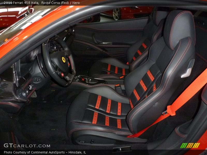  2010 458 Italia Nero Interior