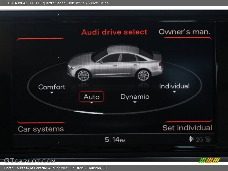 Ibis White / Velvet Beige 2014 Audi A6 3.0 TDI quattro Sedan