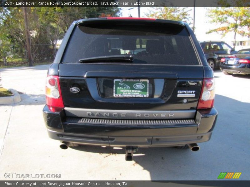 Java Black Pearl / Ebony Black 2007 Land Rover Range Rover Sport Supercharged