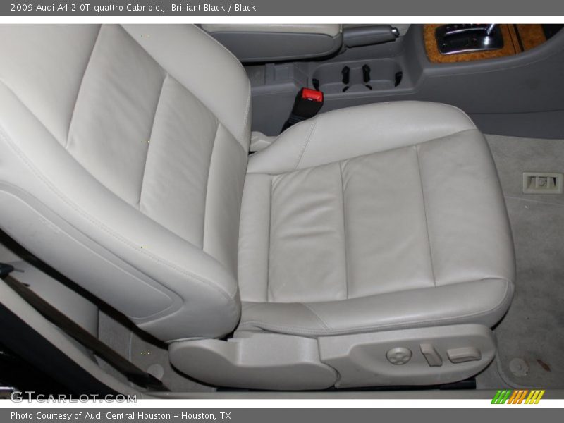 Brilliant Black / Black 2009 Audi A4 2.0T quattro Cabriolet