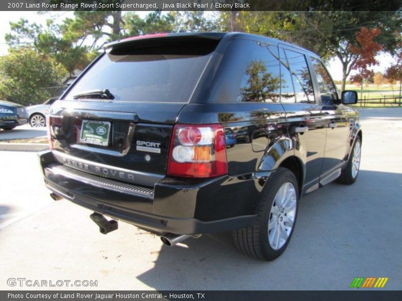Java Black Pearl / Ebony Black 2007 Land Rover Range Rover Sport Supercharged
