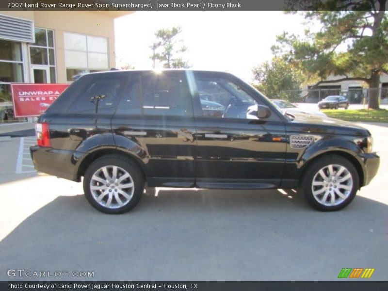 Java Black Pearl / Ebony Black 2007 Land Rover Range Rover Sport Supercharged