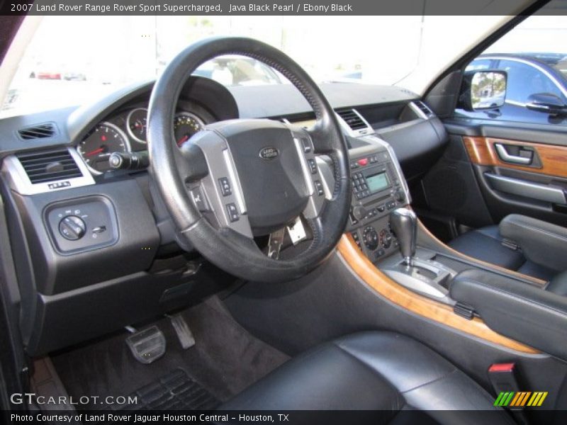 Java Black Pearl / Ebony Black 2007 Land Rover Range Rover Sport Supercharged