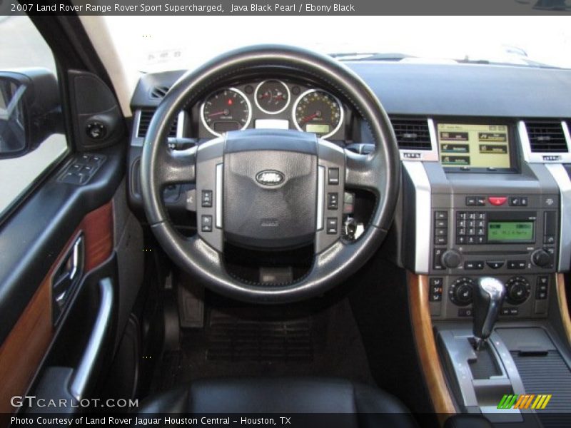 Java Black Pearl / Ebony Black 2007 Land Rover Range Rover Sport Supercharged