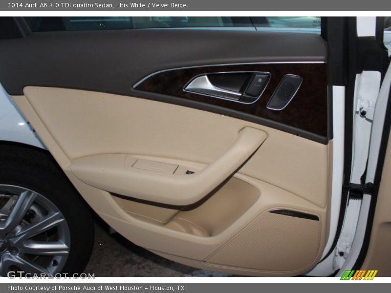 Ibis White / Velvet Beige 2014 Audi A6 3.0 TDI quattro Sedan