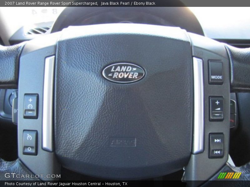 Java Black Pearl / Ebony Black 2007 Land Rover Range Rover Sport Supercharged