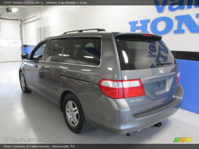 Nimbus Gray Metallic / Gray 2007 Honda Odyssey EX-L