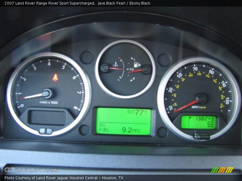 Java Black Pearl / Ebony Black 2007 Land Rover Range Rover Sport Supercharged
