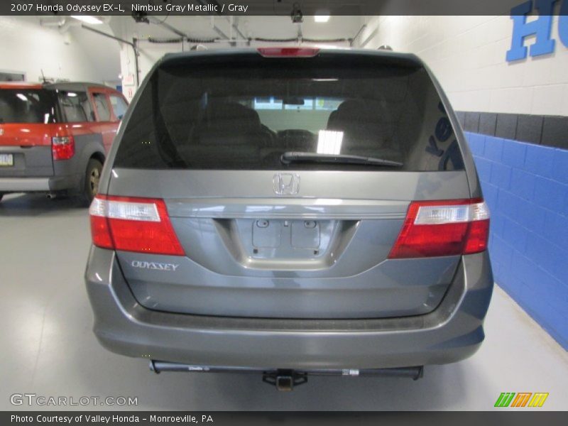 Nimbus Gray Metallic / Gray 2007 Honda Odyssey EX-L