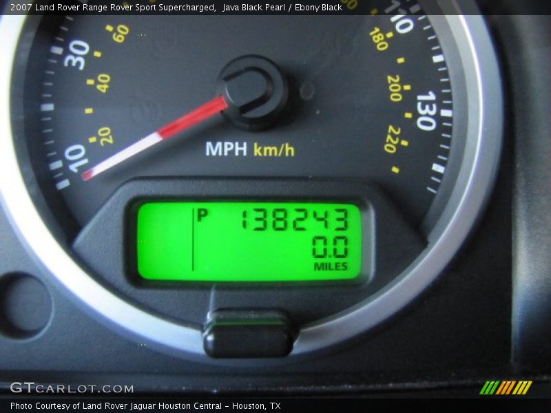 Java Black Pearl / Ebony Black 2007 Land Rover Range Rover Sport Supercharged