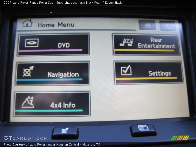 Java Black Pearl / Ebony Black 2007 Land Rover Range Rover Sport Supercharged