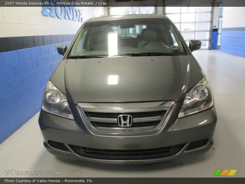 Nimbus Gray Metallic / Gray 2007 Honda Odyssey EX-L
