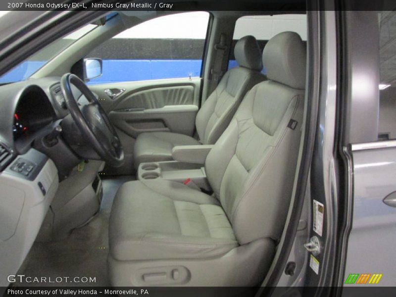 Nimbus Gray Metallic / Gray 2007 Honda Odyssey EX-L