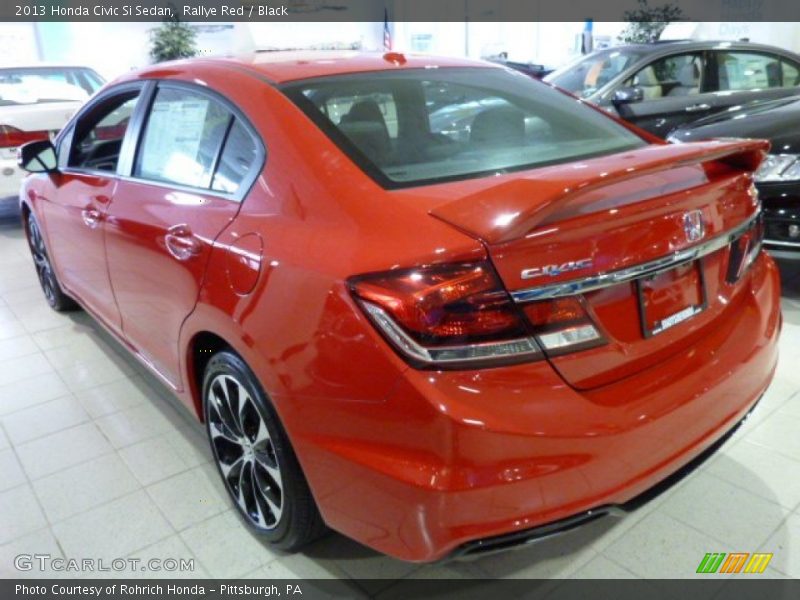 Rallye Red / Black 2013 Honda Civic Si Sedan