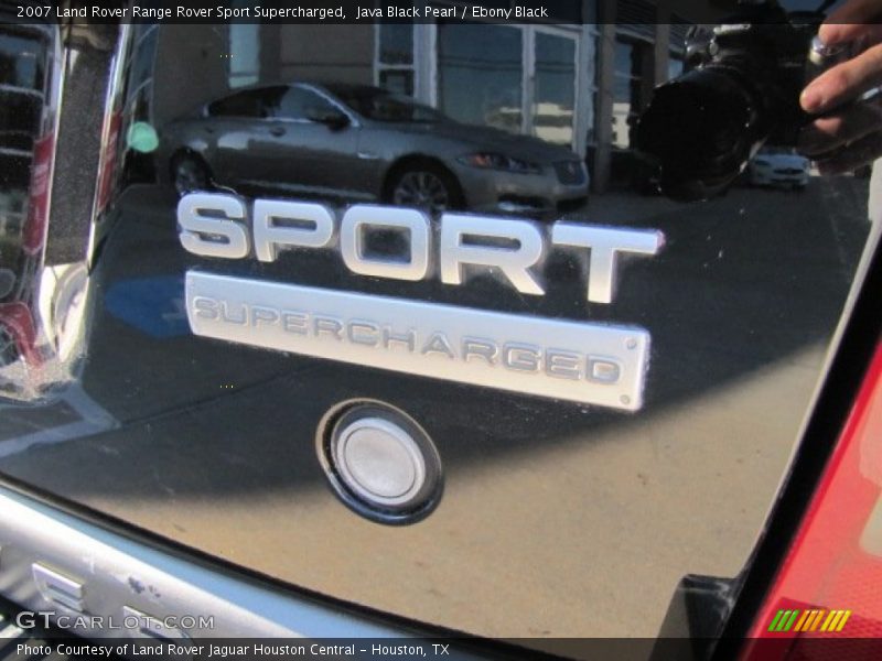 Java Black Pearl / Ebony Black 2007 Land Rover Range Rover Sport Supercharged