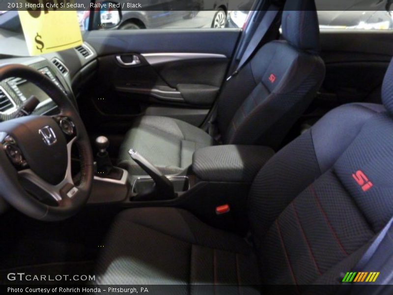Rallye Red / Black 2013 Honda Civic Si Sedan
