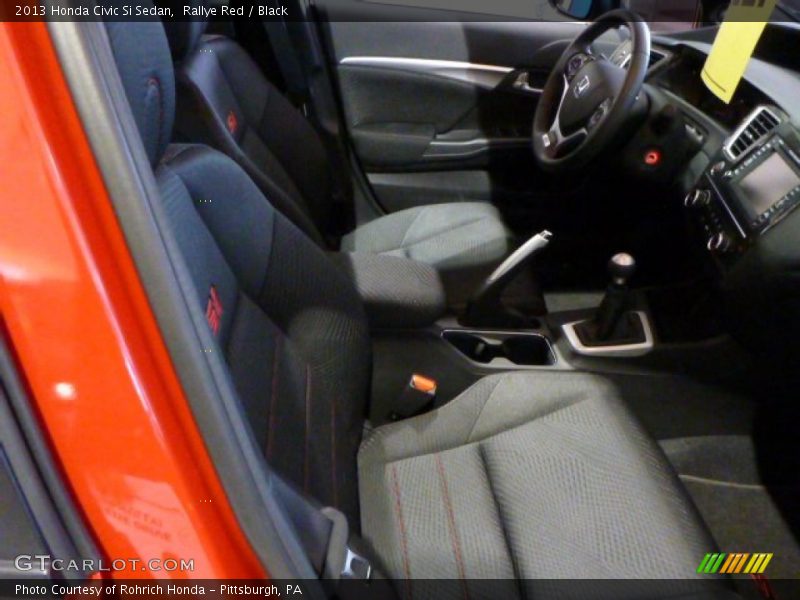 Rallye Red / Black 2013 Honda Civic Si Sedan