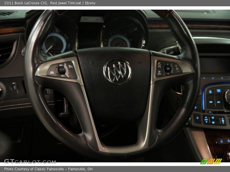 Red Jewel Tintcoat / Ebony 2011 Buick LaCrosse CXS