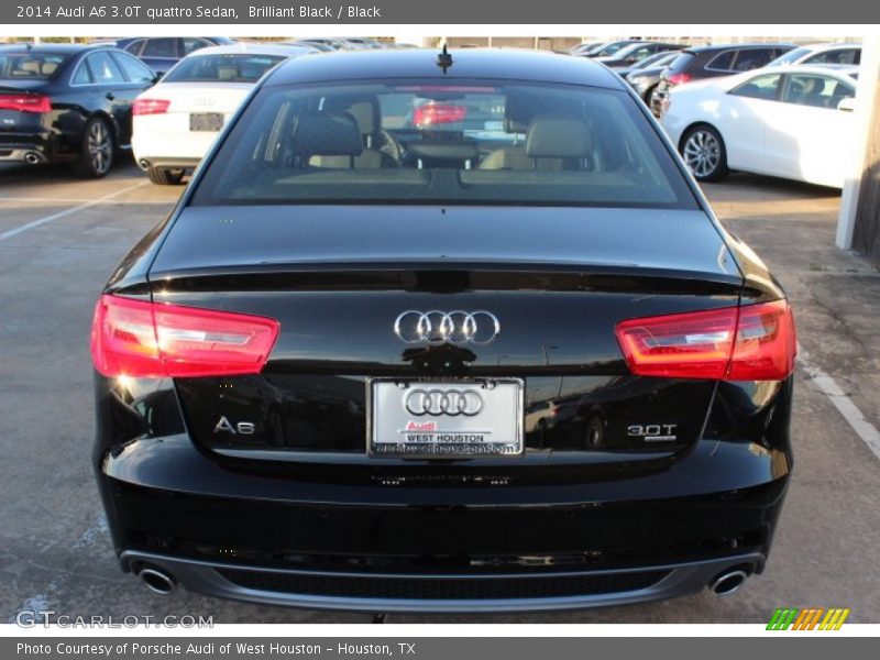 Brilliant Black / Black 2014 Audi A6 3.0T quattro Sedan