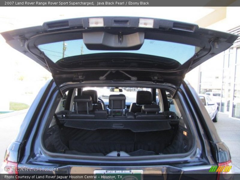 Java Black Pearl / Ebony Black 2007 Land Rover Range Rover Sport Supercharged