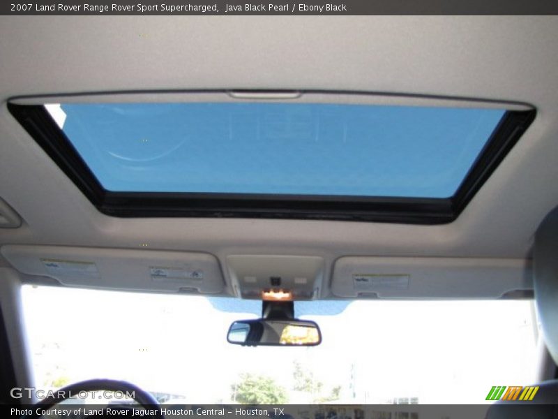 Java Black Pearl / Ebony Black 2007 Land Rover Range Rover Sport Supercharged