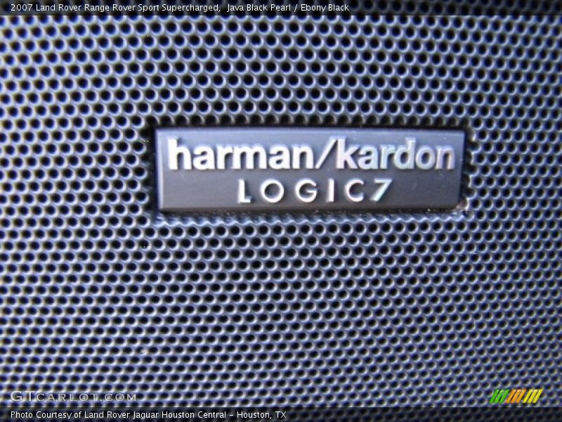 Java Black Pearl / Ebony Black 2007 Land Rover Range Rover Sport Supercharged