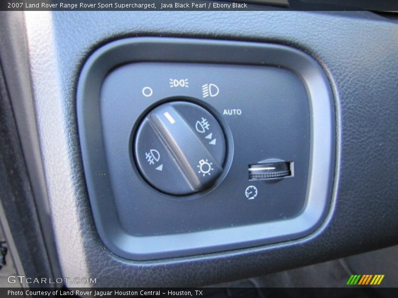 Java Black Pearl / Ebony Black 2007 Land Rover Range Rover Sport Supercharged