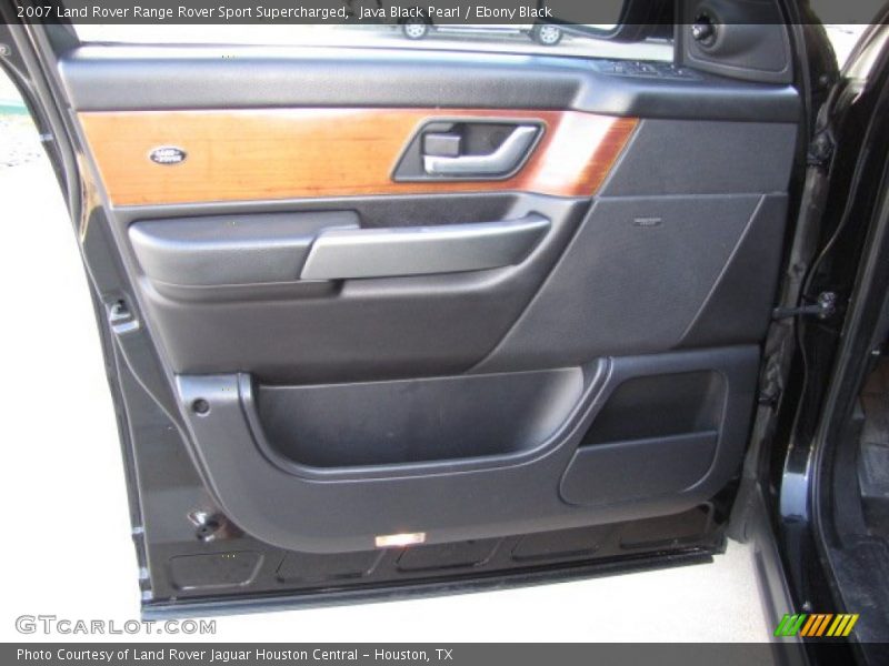 Java Black Pearl / Ebony Black 2007 Land Rover Range Rover Sport Supercharged