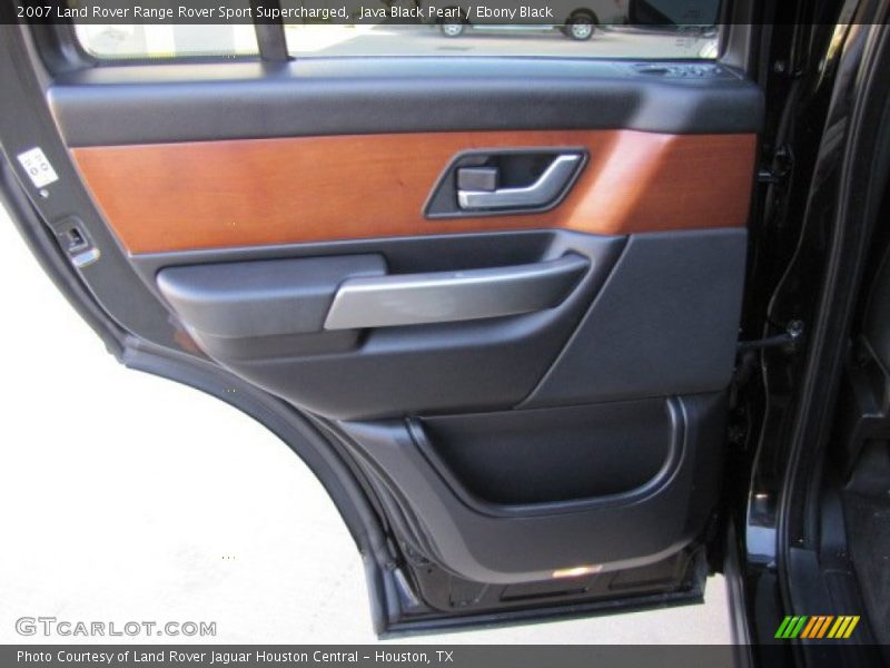 Java Black Pearl / Ebony Black 2007 Land Rover Range Rover Sport Supercharged