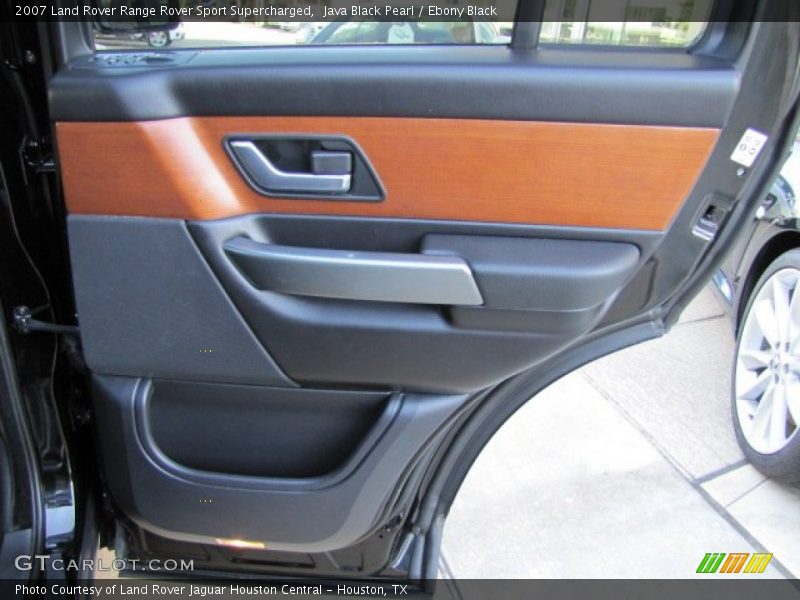 Java Black Pearl / Ebony Black 2007 Land Rover Range Rover Sport Supercharged