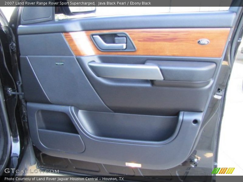 Java Black Pearl / Ebony Black 2007 Land Rover Range Rover Sport Supercharged