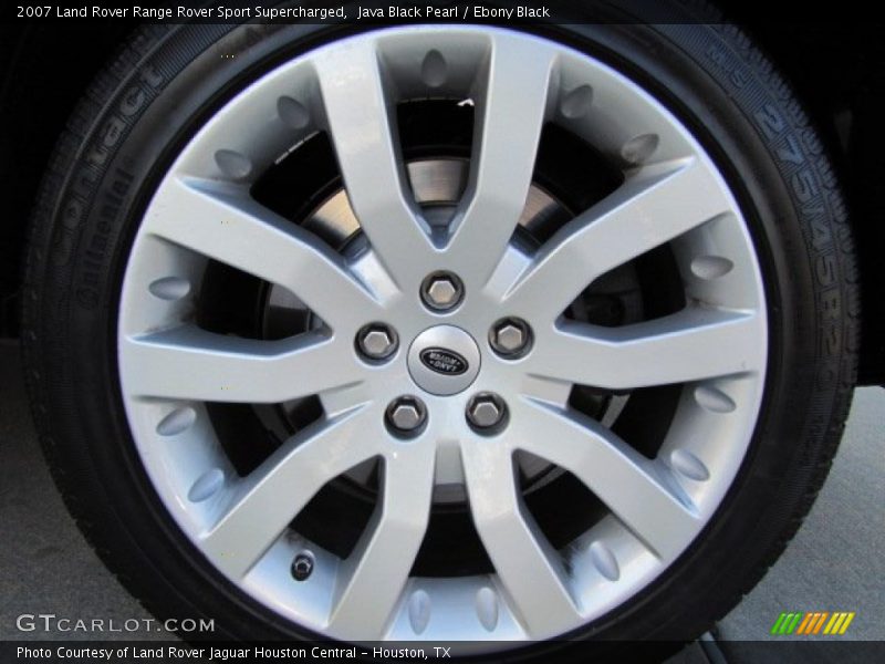 Java Black Pearl / Ebony Black 2007 Land Rover Range Rover Sport Supercharged