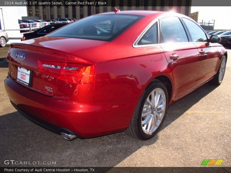 Garnet Red Pearl / Black 2014 Audi A6 3.0T quattro Sedan