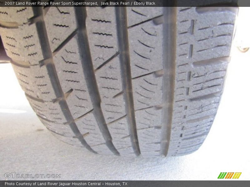 Java Black Pearl / Ebony Black 2007 Land Rover Range Rover Sport Supercharged